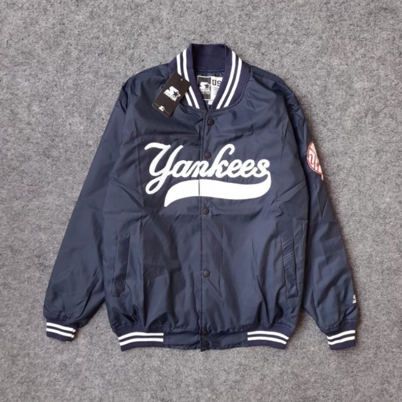 VARSITY NY NEWYORK MLB FULL EMBROIDERY คุณภาพสูง FULLTAG LEBEL YANKEES BASKEBAL// VARSITY BOMBER CASUAL