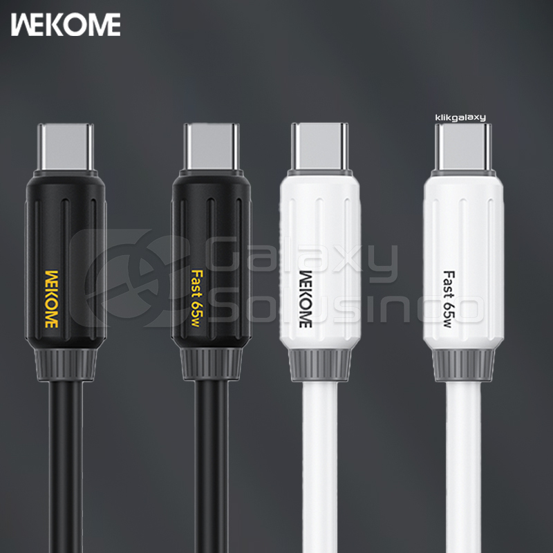 WESJO WDC-28 PD65W USB Type-C Silicone Super Fast Charging Data Cable
