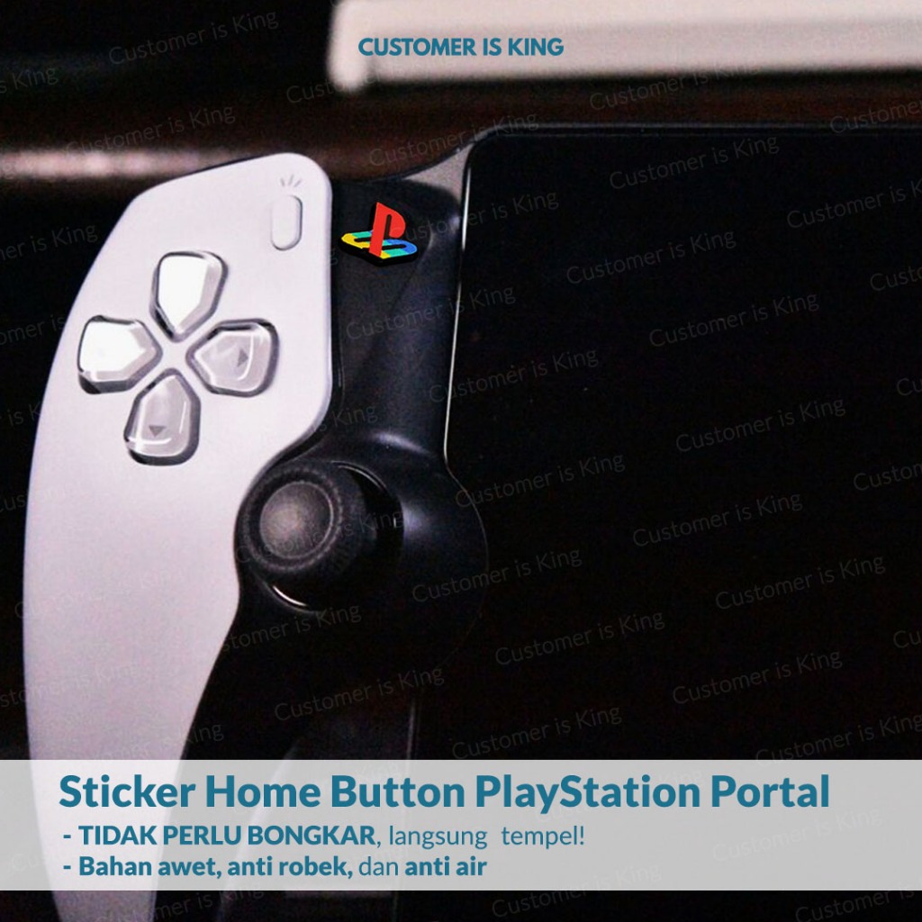 สติ๊กเกอร์ปุ่มโฮม PS Portal Classic PLAYSTATION PORTAL PS5 อุปกรณ์เสริม