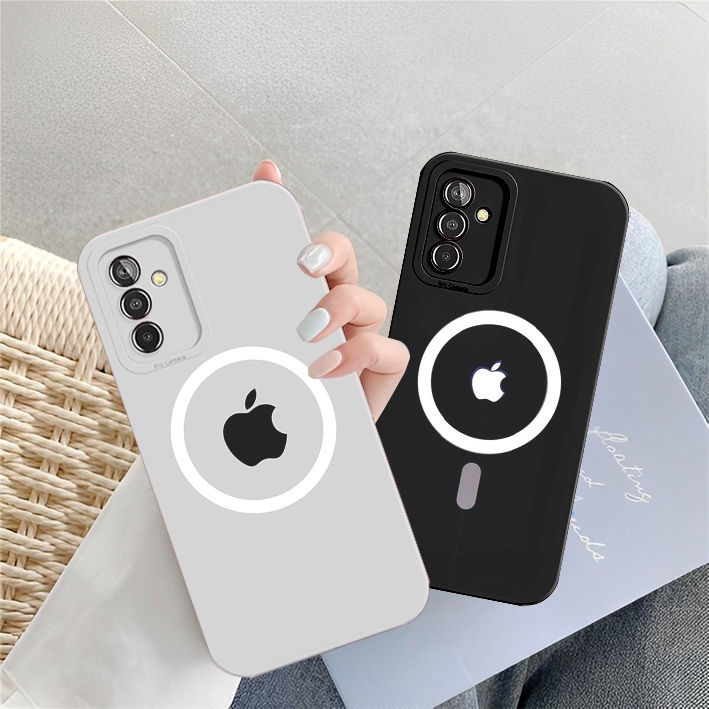 SAMSUNG M15/M14/A14/A15 4G/5G/M23/M32 5G/M34/M54/A22 4G/5G IPHONE LOGO Motif - เคสน่ารัก-เคสอินเทรนด