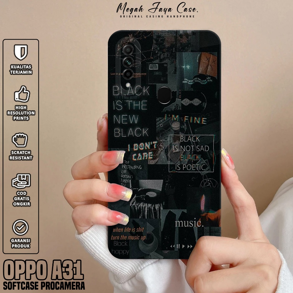 Softcase Hp Oppo A31 - Case Oppo A31 Motif AESTH - Casing Oppo A31 - Silicone Hp Oppo A31 - Protecto