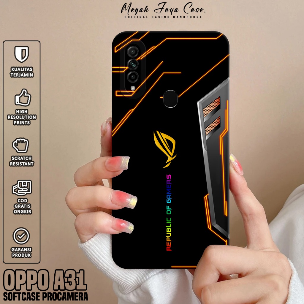 Softcase Hp Oppo A31 - Case Oppo A31 Motif R0G - Casing Oppo A31 - Silicone Hp Oppo A31 - Hp Protect