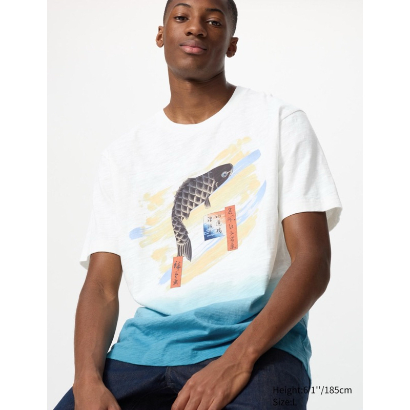 UNIQLO MEN/WOMEN UT Ukiyo-e แขนสั้น