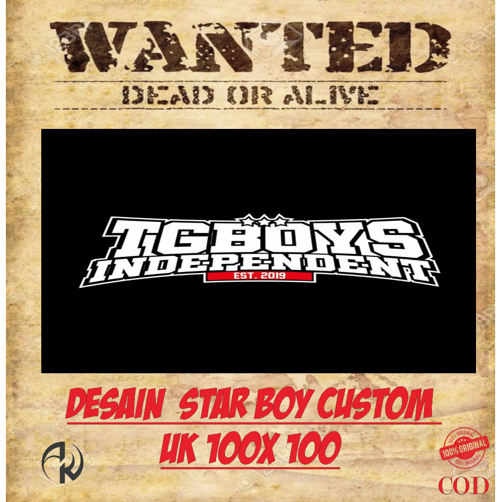 ออกแบบ Star Boy แบบกําหนดเอง UK 100x100