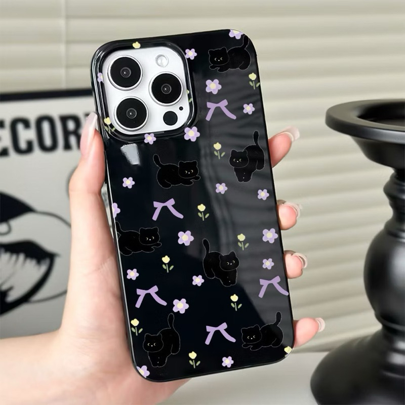 เคสนิ่มเคลือบเงาสําหรับ iphone 11 13 14 15 15Pro 14o 15+ 14ProMax