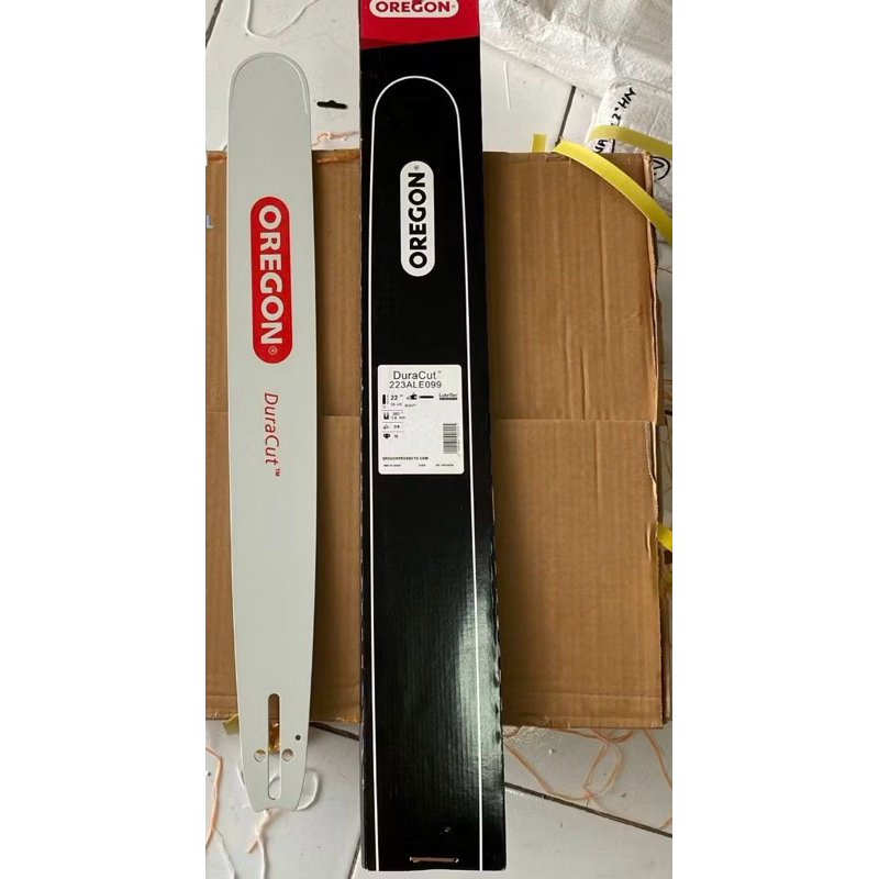 บาร์เลื่อยยนต์เลเซอร์ 22 ชิ้น OREGON ดั้งเดิม / บาร์เหล็กขนาด Senso Oregon 22 นิ้ว