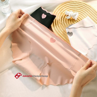 JC138 Celana Dalam Wanita Seamless Anti Jiplak Anti Nyeplak Fashion Lembut Motif Lucu