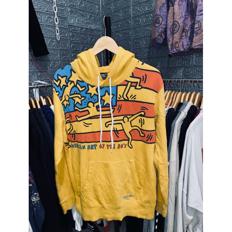 เสื้อฮู้ดมือสอง Keith haring