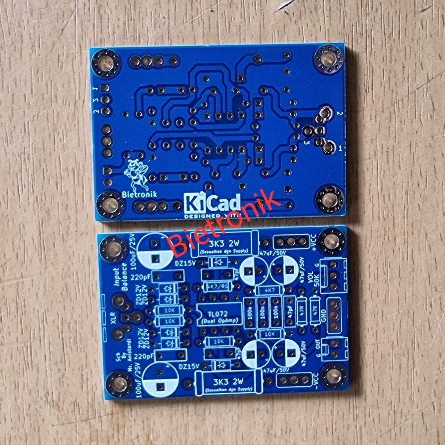 PCB Input Balance Mono Double Layer