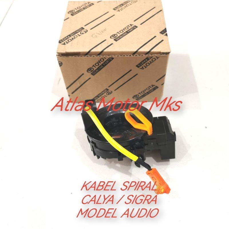 [1PC] FLEXIBLE STEERING CABLE SPIRAL HORN CABLE TOYOTA CALYA / SIGRA AUDIO MODEL - 84306-0K051