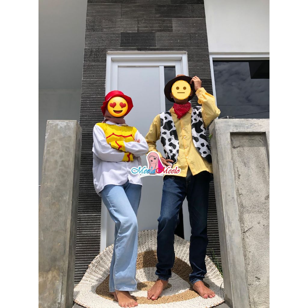 Woody Toy Story Clothes Jessie Woody Toy Story Costume Size S - M Adult | ชุดงานรื่นเริงสําหรับผู้ให