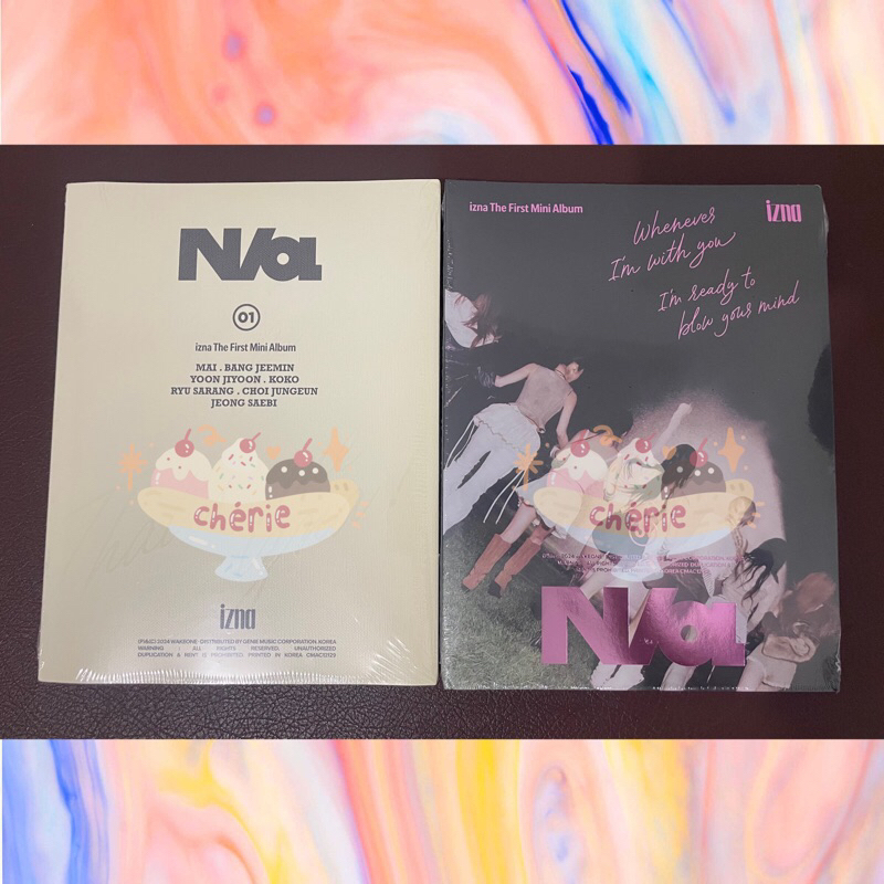 Wts ปิดผนึกอัลบั้ม izna มินิอัลบั้มแรก n/a mai bang jeedmin yoon jiyoon koko ryu nest choi juungeun 