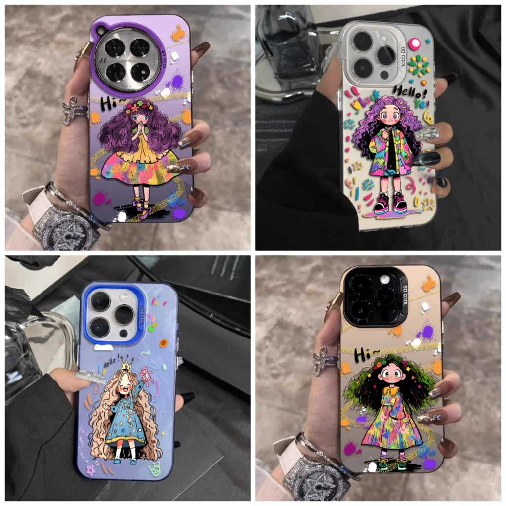 เคสสาวน้อย Vivo iQOO 11 iQOO 12 iQOO Z9 5G S1 S1 Pro S18 T1 5G X100 5G