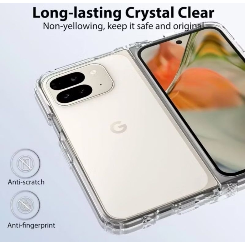 Hardcase Clear Google Pixel 9 Pro Fold Team Pixel Series