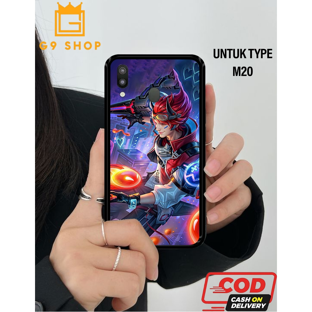 [gnine_case]เคส samsung m20-case Glossy-Protective )เคส(ml)เคสอ่อน hp-case hp-casing hp-silikon-soft