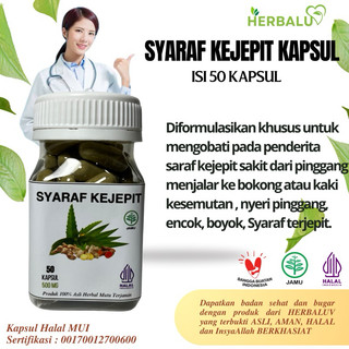 HERBALUV Kapsul Syaraf Kejepit Original Herbal