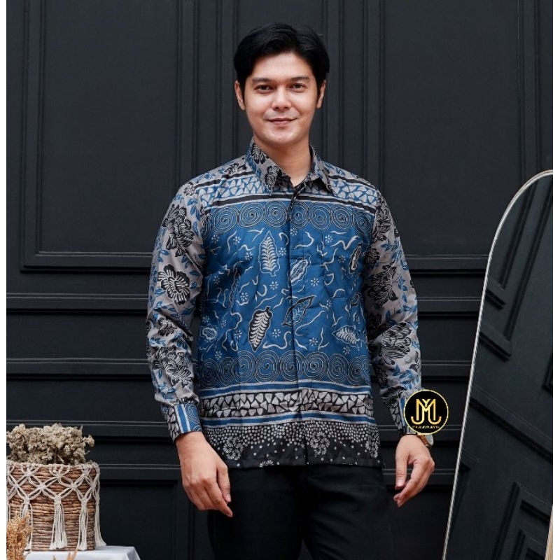 KEMEJA MENS BATIK LONG SLEEVES MODERN Mens BATIK SHIRT REGULAR FIT ML XL XXL GODONG GODONG GODONG GO