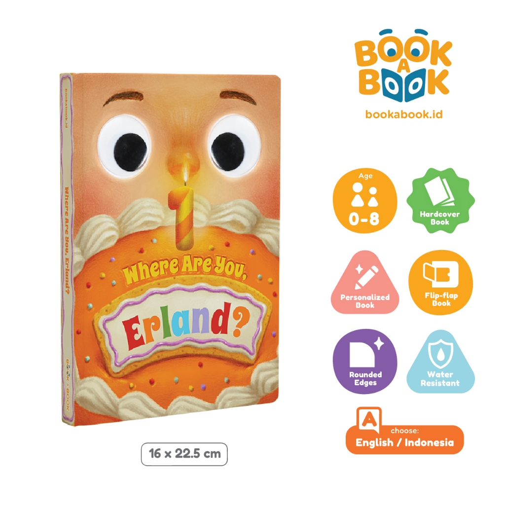 หนังสือเด็ก Personalized Bookabook Where Are You Birthday