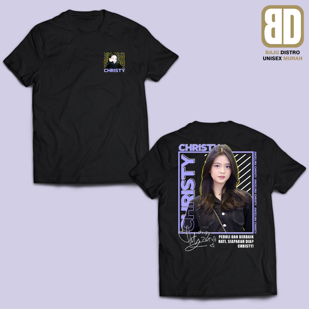CHRISTY JKT48 SIGNATURE Oshi Member JKT48 เสื้อผู้ใหญ่ Unisex สําหรับผู้ชาย/ผู้หญิง
