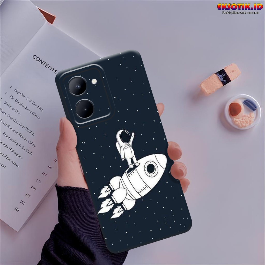 เคสRealme C33 - เคสRealme C33 - เคสแฟชั่น - Realme C33 Silicone - Cool and Cute Motips - Realme C33 