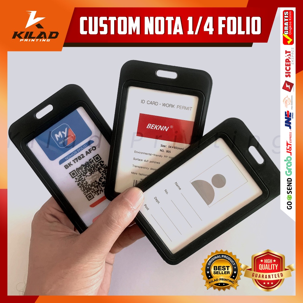 GANTUNGAN Name Tag ID Card Holder My Pertamina Card Holder, Member Card