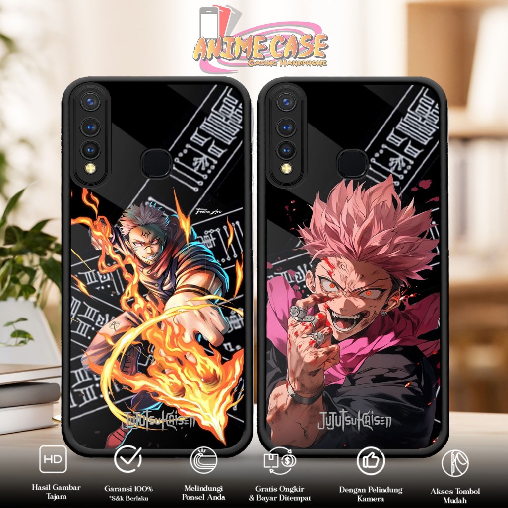 เคส VIVO Y19 Anime Case motif [JJTS] เคส Hp Glossy Casing Hardcase Softcase
