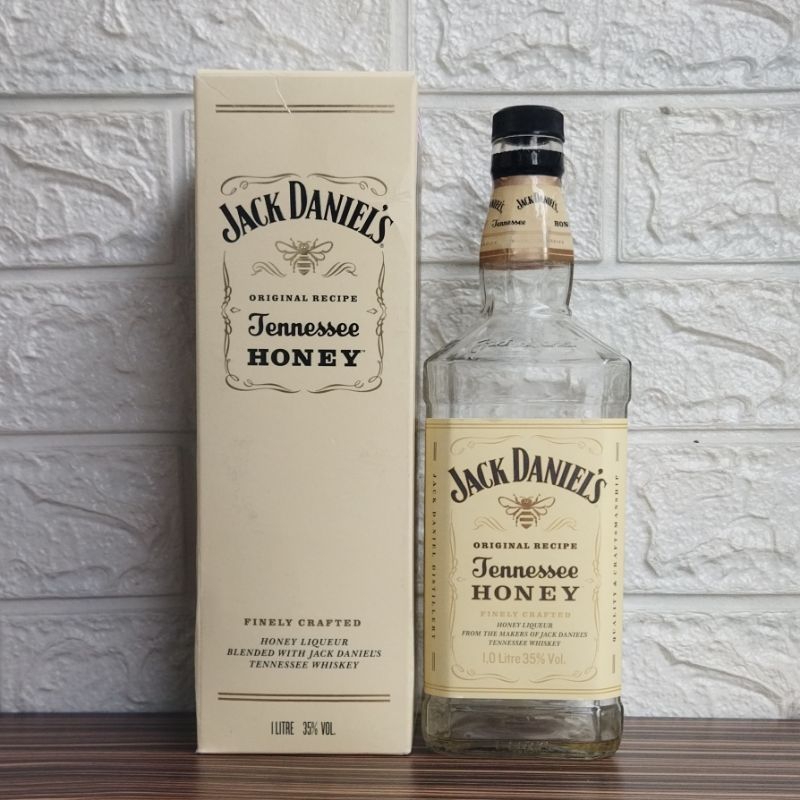ขวดเปล่า Jack Daniels Honey + กล่อง 1 ลิตร