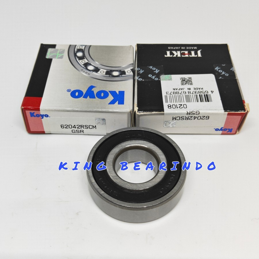BEARING 6204 2RS KOYO DURABLE หมวกยาง