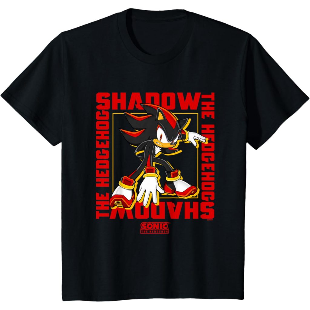 เสื้อยืด Sonic The Hedgehog Shadow The Hedgehog Epic Portrait สําหรับเด็ก