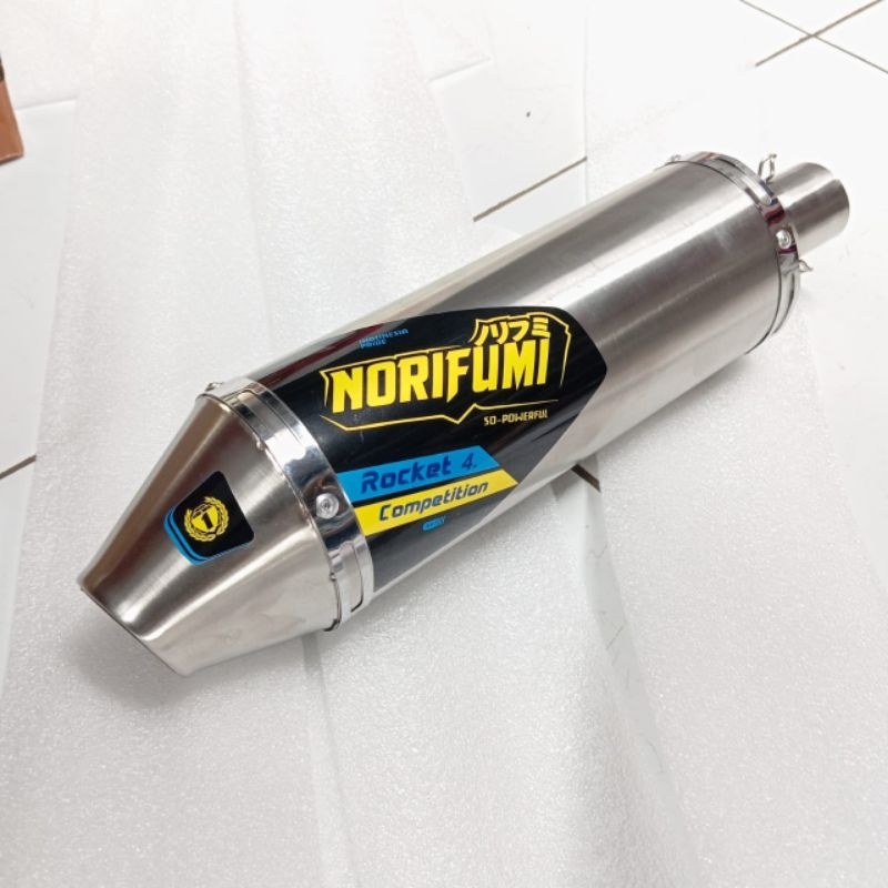 Norifumi rocket4 ท่อไอเสียเฉพาะสําหรับ Crf150 msx150 klx150 xr200 xr150 xtz150 ksr110 ไอเสียเพียง 38 มม.