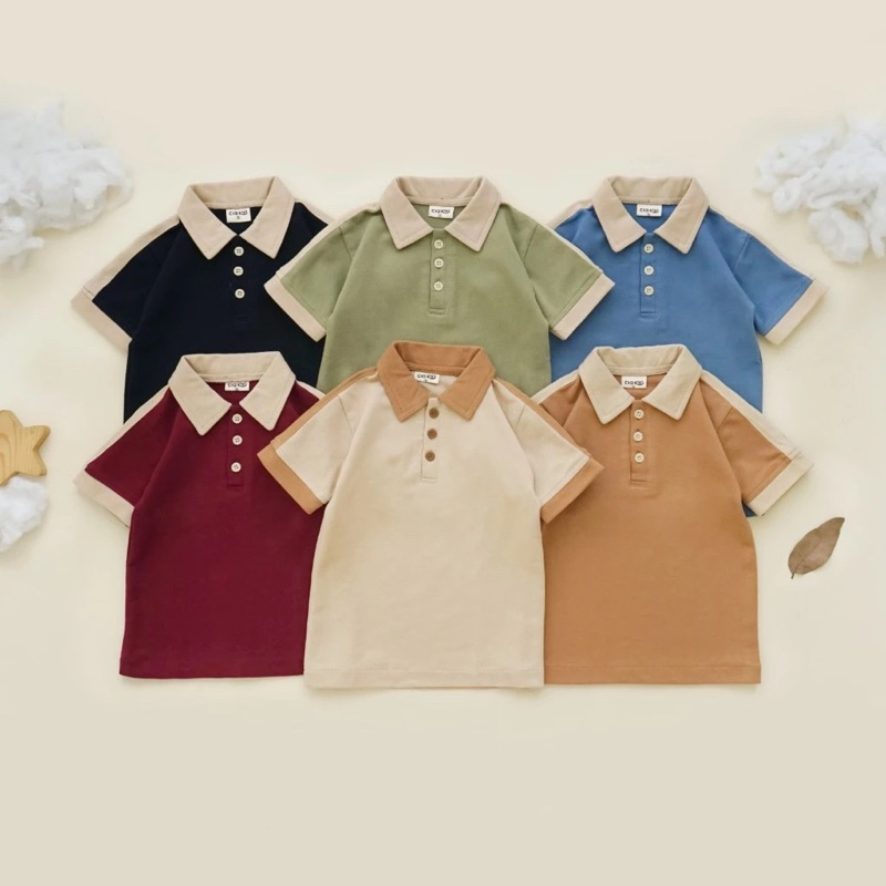 CIA KIDS AXEL POLO TOP คอปกเด็กชาย TOP cr590