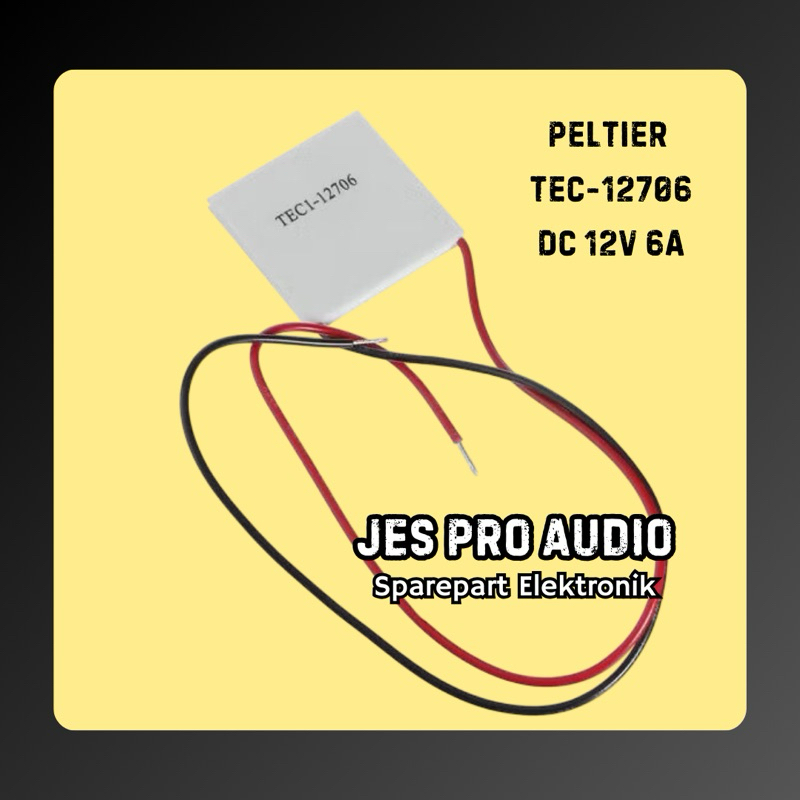 PELTIER TEC-12706 TEC1 12706 THERMOELECTRIC DC 12V 6A