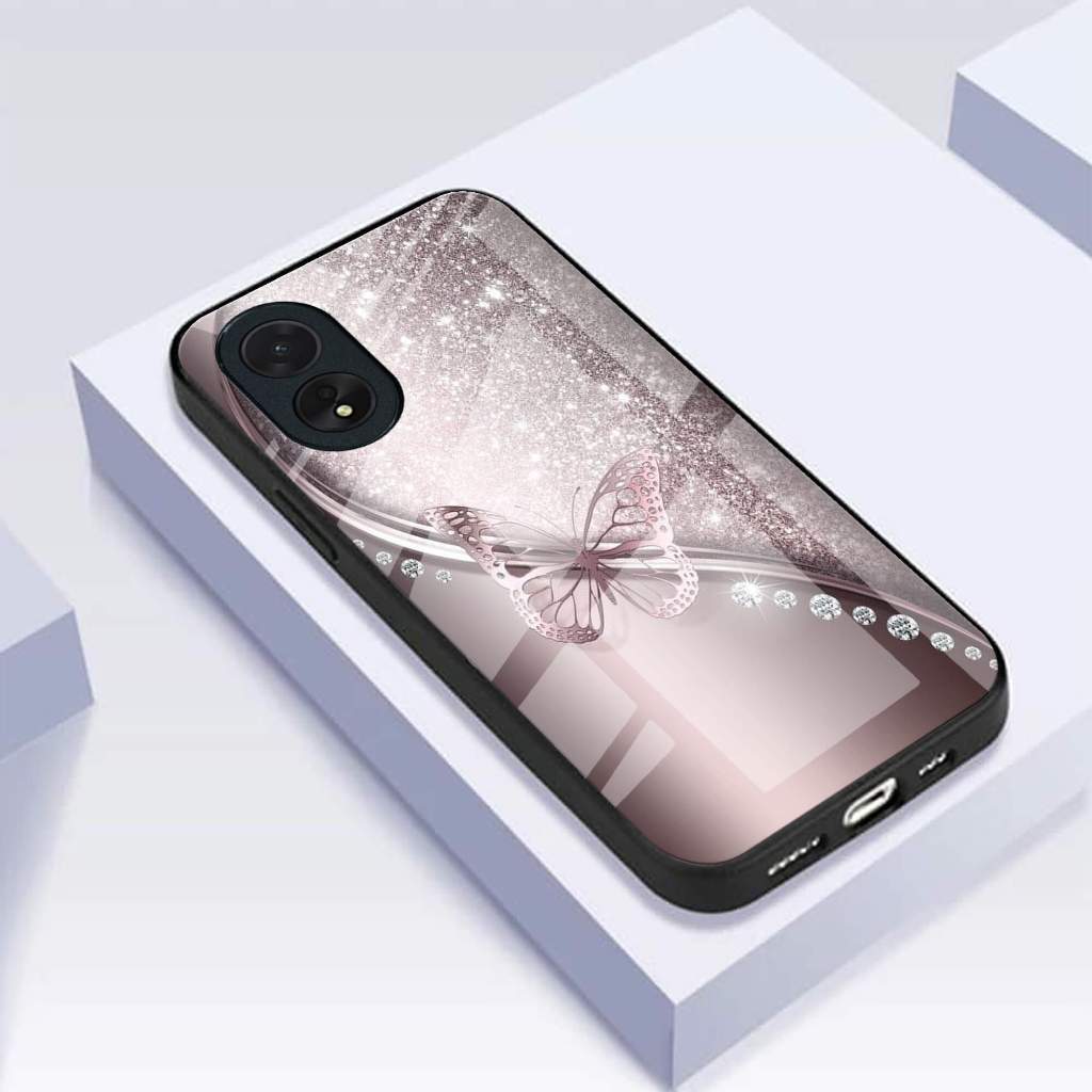 (J106) Softcase Glass OPPO A15 A1K A31 A8 A37 A39 A57 A3S A5 A9 A52 A92 A72 A53 A5S A12 A7 A11K A71 