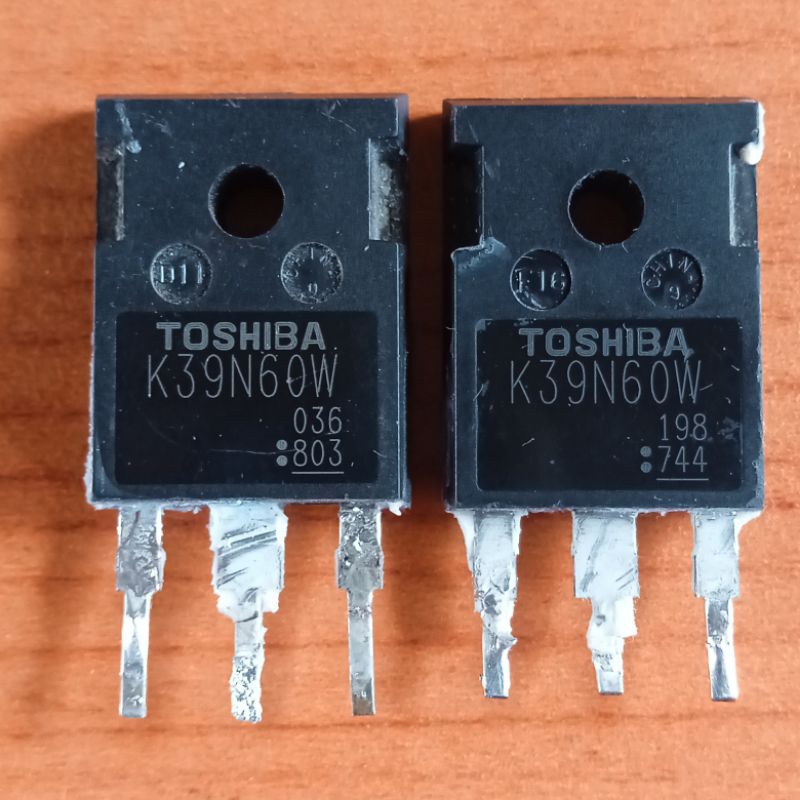 TOSHIBA K39N60W (39A 600V) ต้นฉบับดึงผ่านราคาทดสอบปกติ 1 ชิ้น