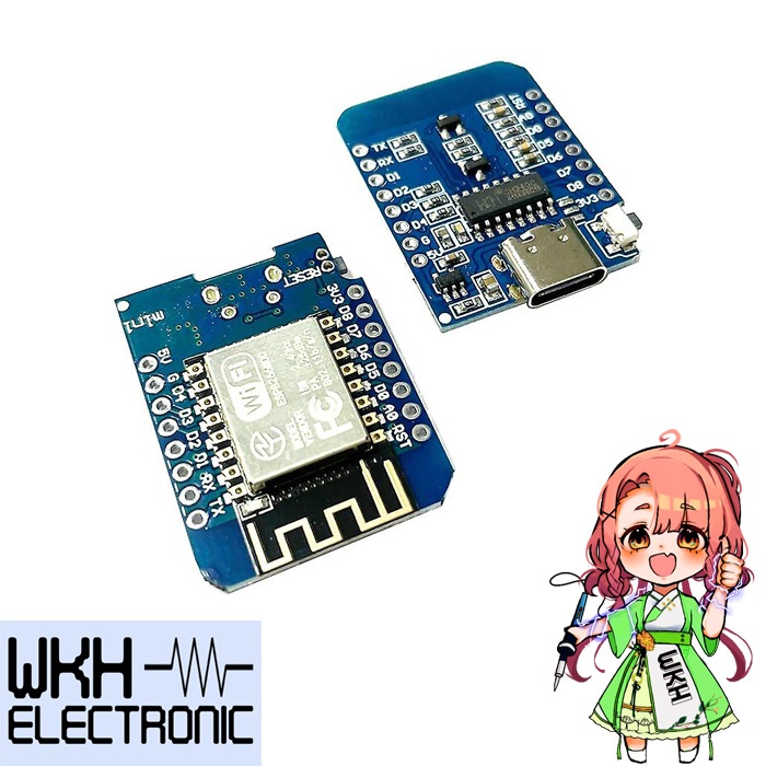 WEMOS D1 MINI TYPE C NODEMCU 4MB LUA WIFI IOT INTERNET ESP8266 ESP-12 E