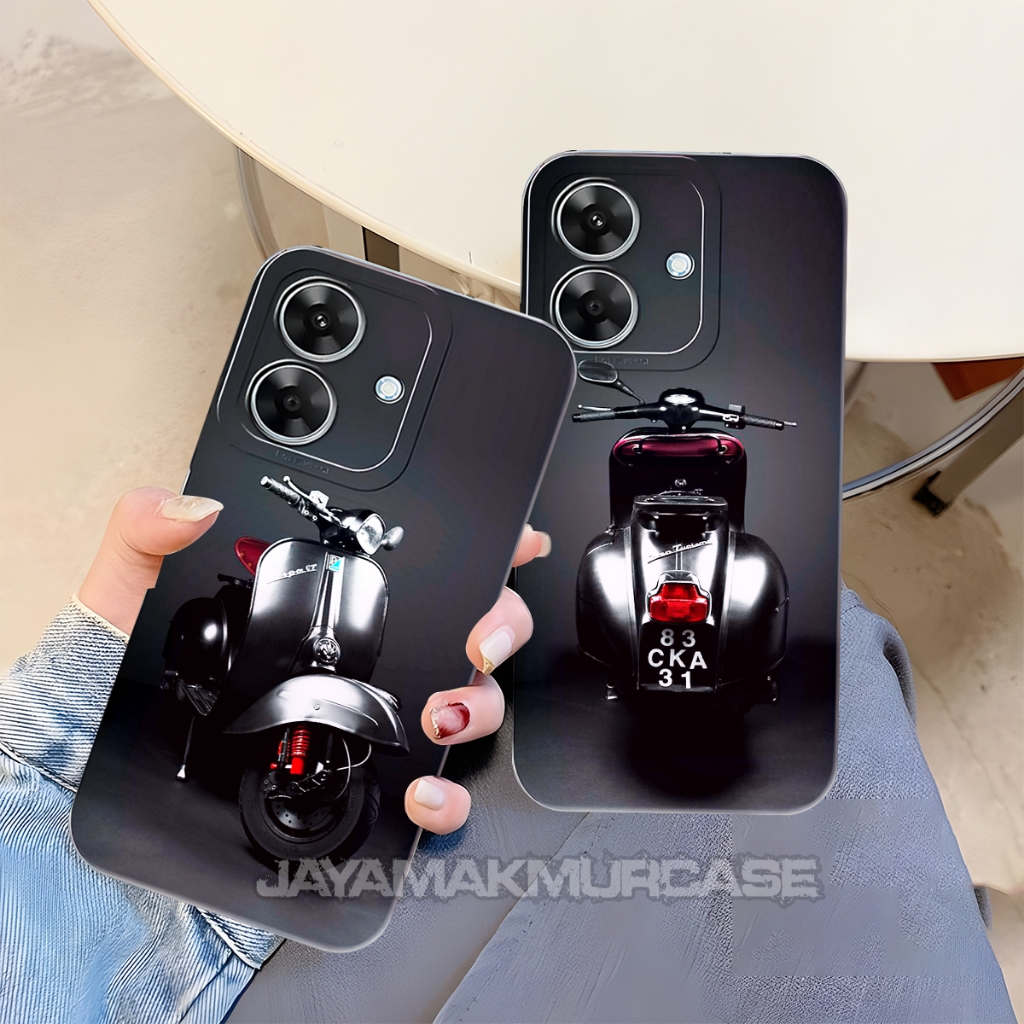 Softcase Realme Note 60X 2025 / NOTE 60 2024 ใหม่ล่าสุด. Modern Vespa Motif - Case - Realme Note 60x