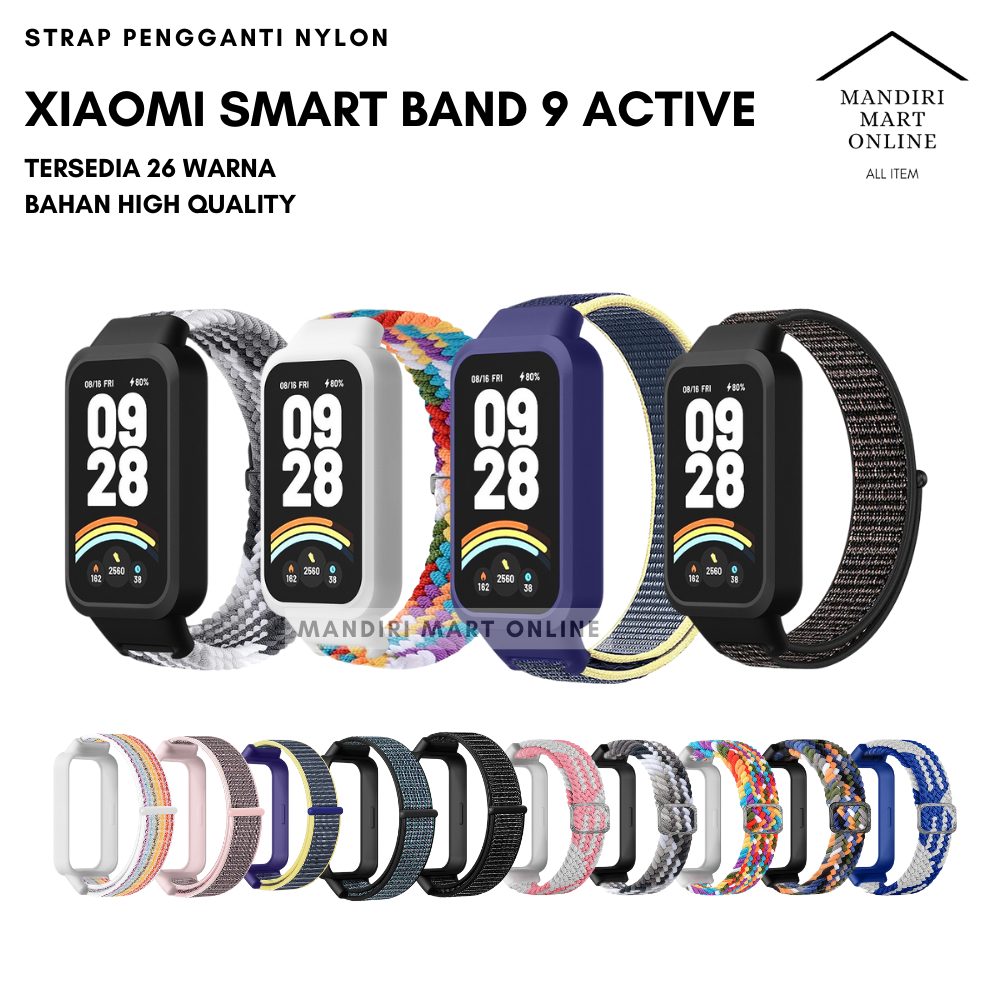 Xiaomi Smart Band 9 Active Nylon Strap / Xiaomi Smartband 9 Active Replacement Strap วัสดุไนลอน