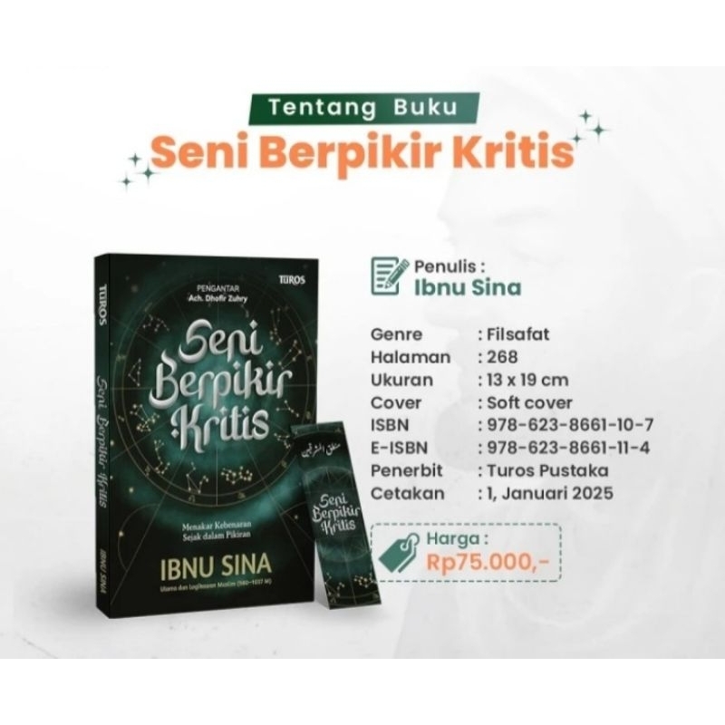 THE ART OF CRITICAL THINKING IBNU SINA TUROS PUBLISHER