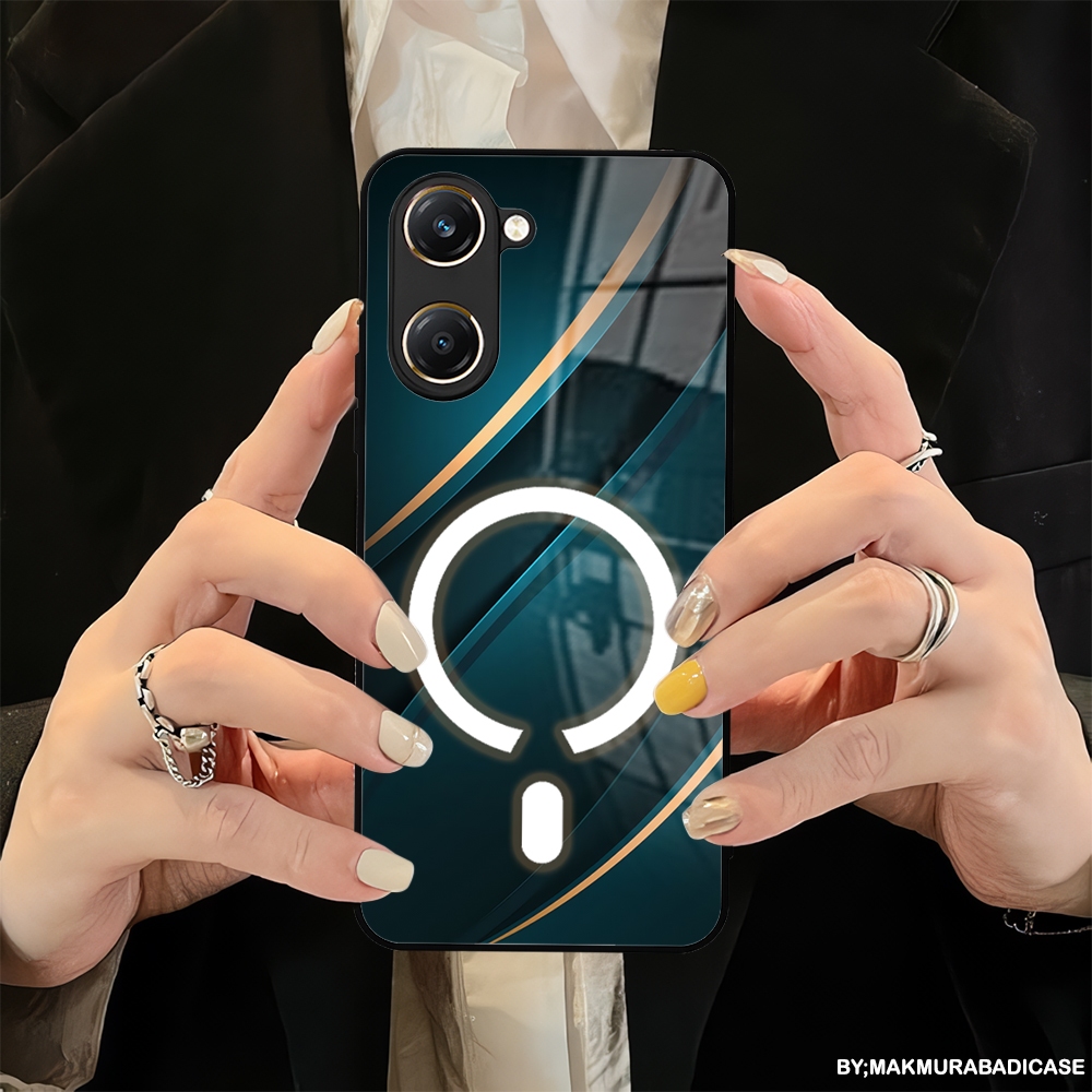 HP Glossy 2D Glass Softcase สําหรับ Vivo Y03 - Vivo Y03T - Vivo Y18 เคสล่าสุด - เคสซิลิโคน TPU