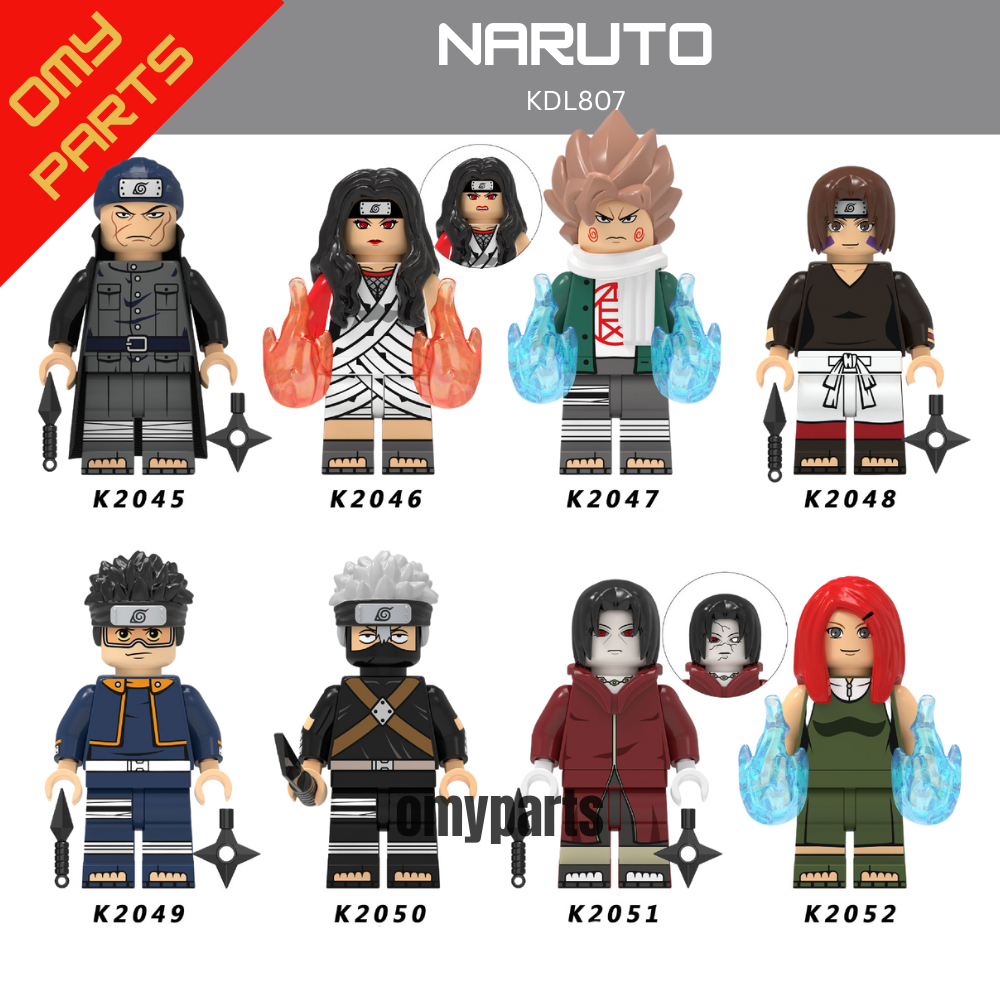 Kdl807 NARUTO CHARACTER LEGO MINI ACTION FIGURE น่ารัก