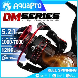 Aquapro Reel Pancing Putar Rell Rill Pancing Katrol Kerekan Pancing Fishing Spool Metal Aluminium