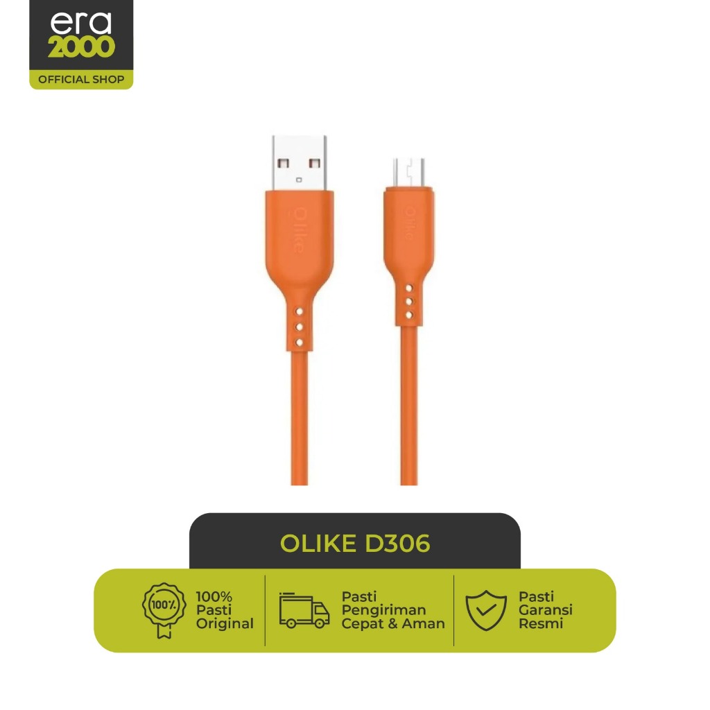 OlyIKE DATA CABLE D306M MICRO/D306C TYPE-C/D306L LIGHTNING อย่างเป็นทางการรับประกัน 6 เดือน