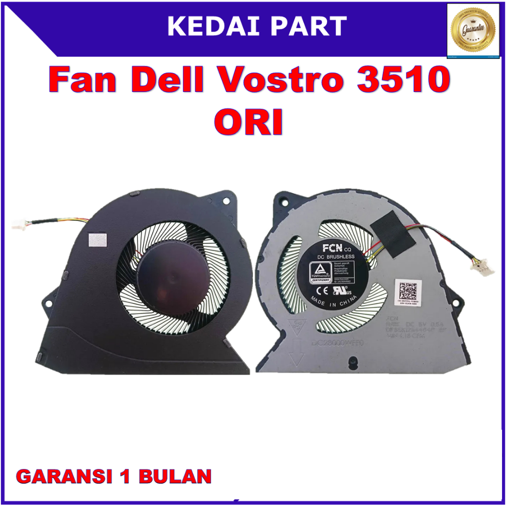 พัดลม Dell Vostro 3510 3420 3250 14 3430 0RFF51 RFF51 Inspiron 15 3510 3511 3515 3520 ORI