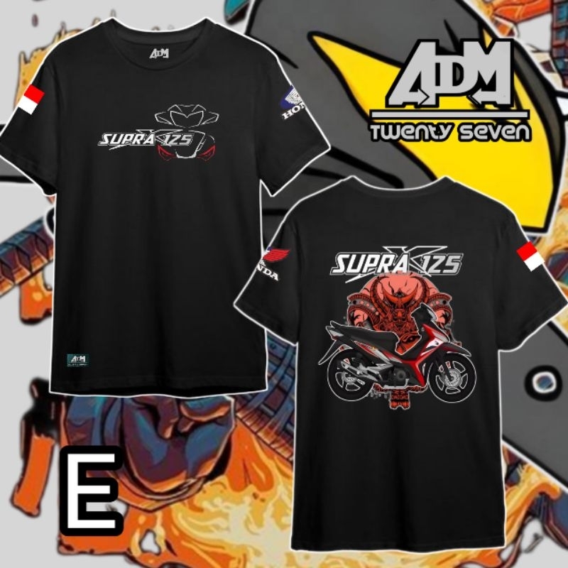 เสื้อยืด Honda Supra X 125 Supra x125 Supax125 เสื้อยืด suprax 125 เสื้อยืด Supra รถจักรยานยนต์เสื้อ