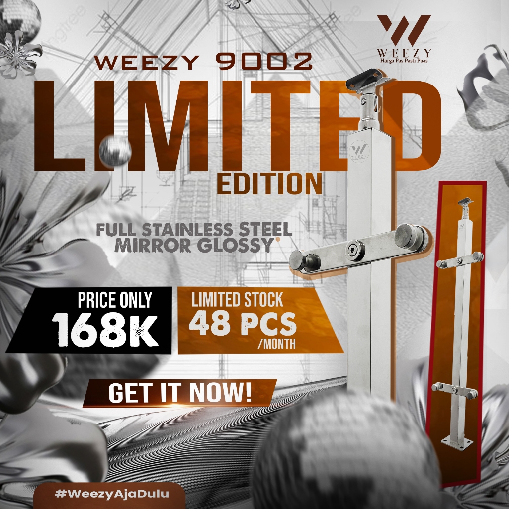 [REILING Limited EDITION!!] Weezy 9002 เหล็กสแตนเลสแบบเต็ม RUST RESISTANT