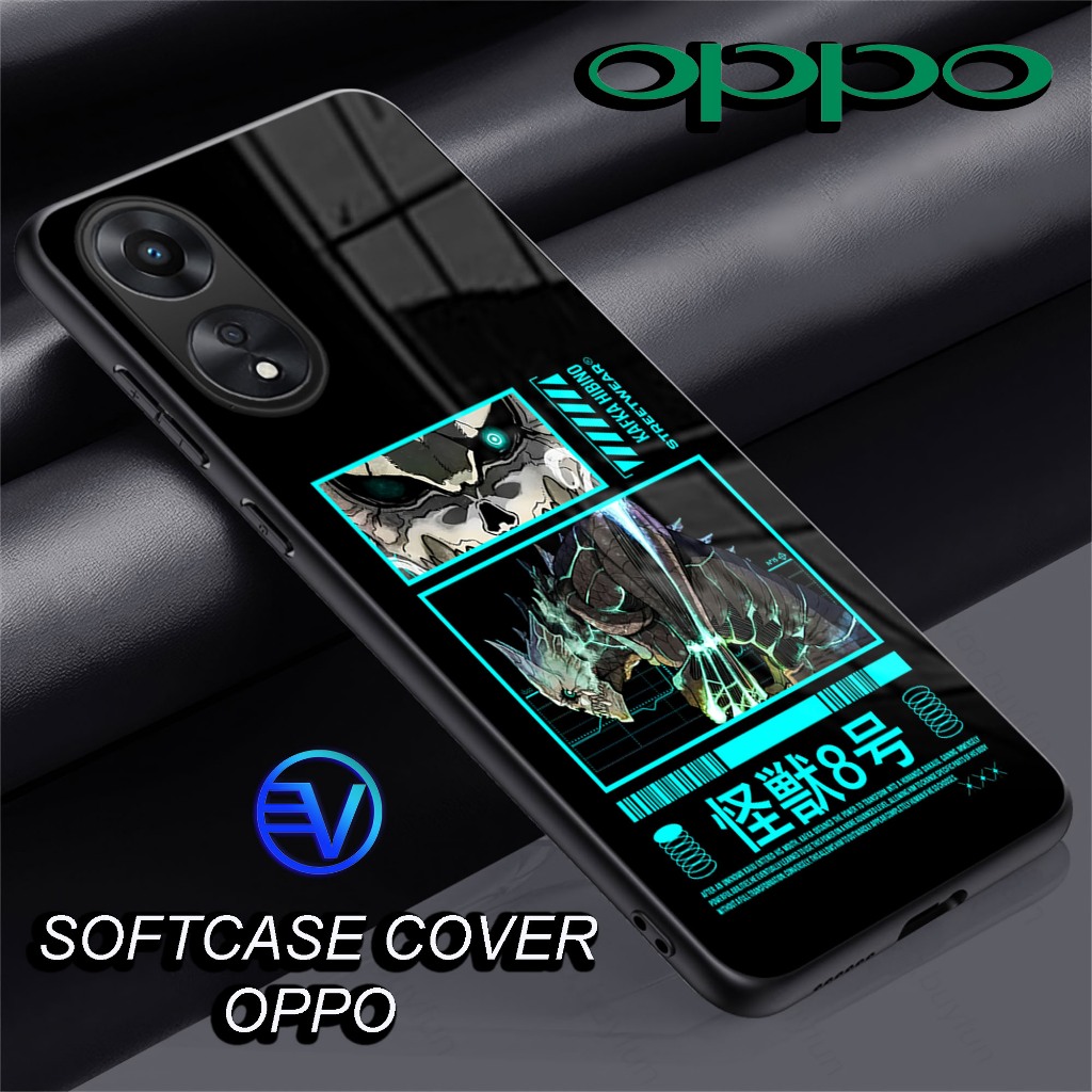[ GT60 KAIJU NO 8 ] Softcase Glossy Oppo (A3X)(A3PRO 5G)(A60)(A16)(A17K)(A18)(A38 4G)(A58 4G )(A53/A