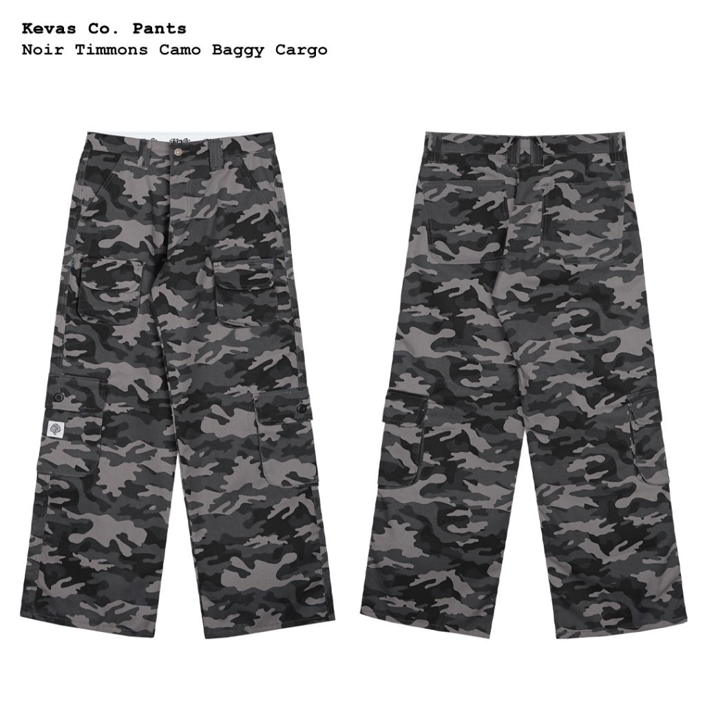 กางเกงคาร์โก้ Kevas Noir Timmons Camo Baggy