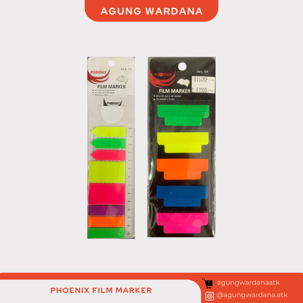 PHOENIX FILM MARKER BOOK MARKER IN5-559 & AK8-55