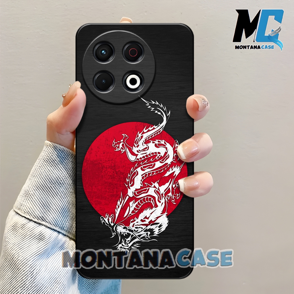 HP MONTANACASE - ล่าสุด 2025 Tecno Spark 30 / 30 Pro ยืดหยุ่นยางโทรศัพท์มือถือ Softcase - Dragon Mot