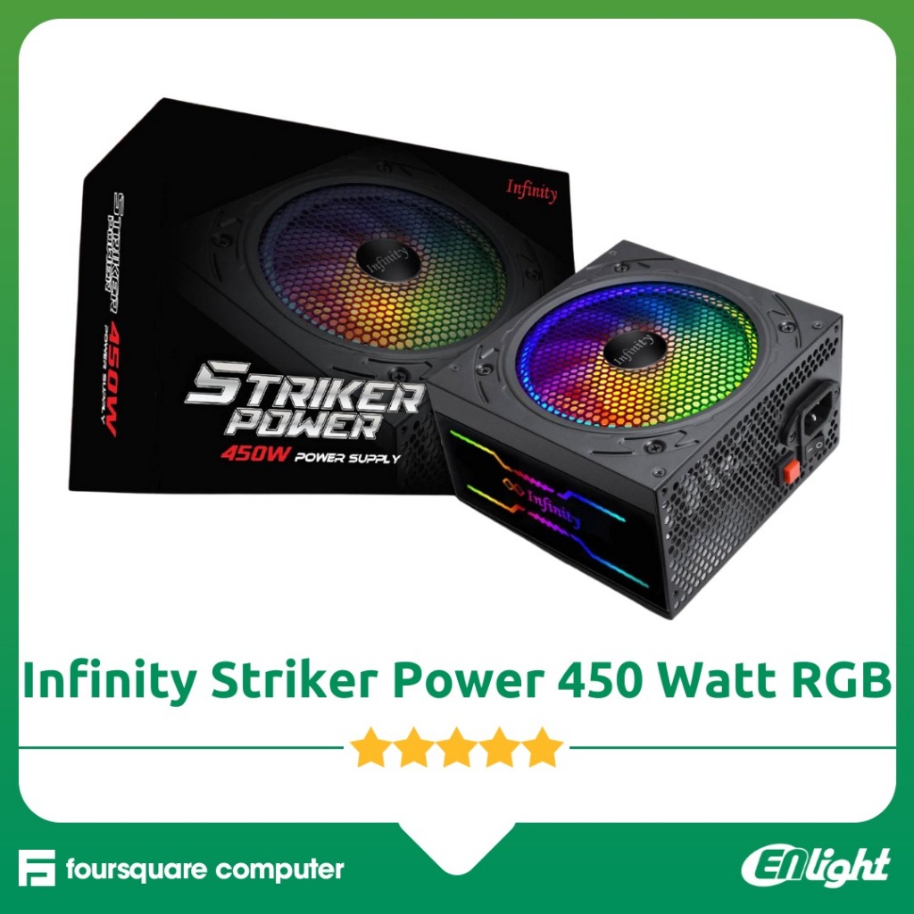 Infinity Striker Power 450 วัตต์ RGB - PSU 450W